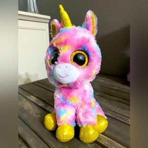 TY BEANIE BOOS UNICORN